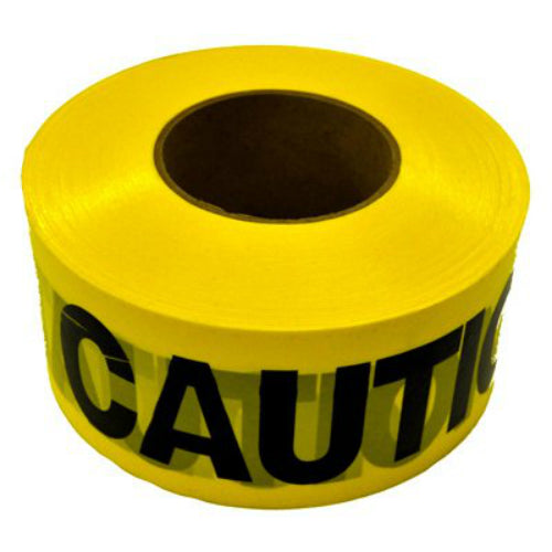 CH Hanson® 19000 Weatherproof Caution Tape, 1000', Yellow