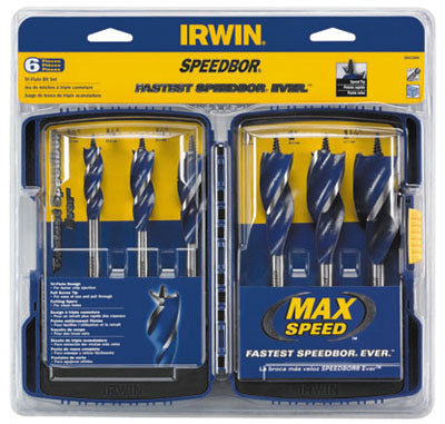 Irwin Tools 3041006 Speedbor® Max Drill Bit Set, 6-Piece