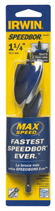 Irwin Tools 3041009 Speedbor® Max Speed Drill Bit, 1-1/4" x 6"