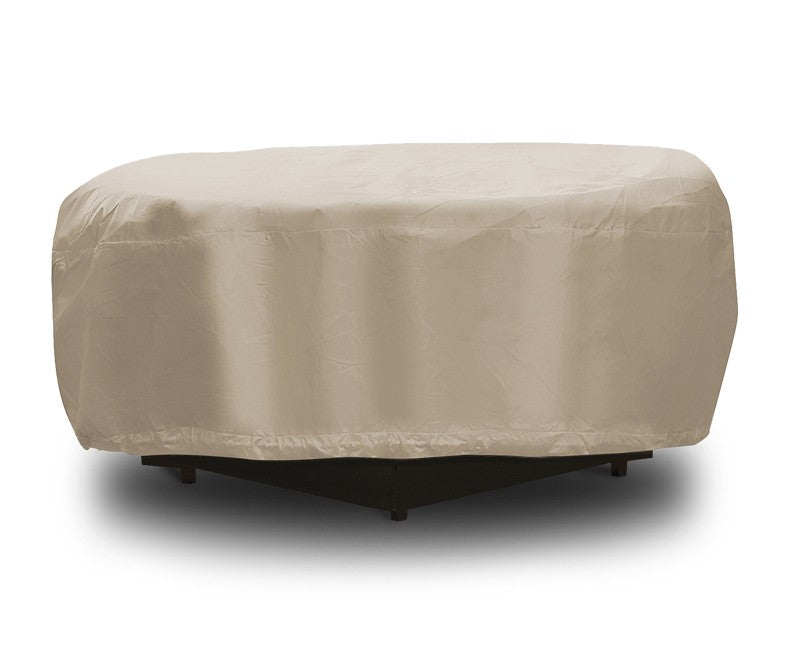 Protective Covers 1199-TN Backyard Patio Firepit Cover, 48" Dia x 8", Vinyl, Tan