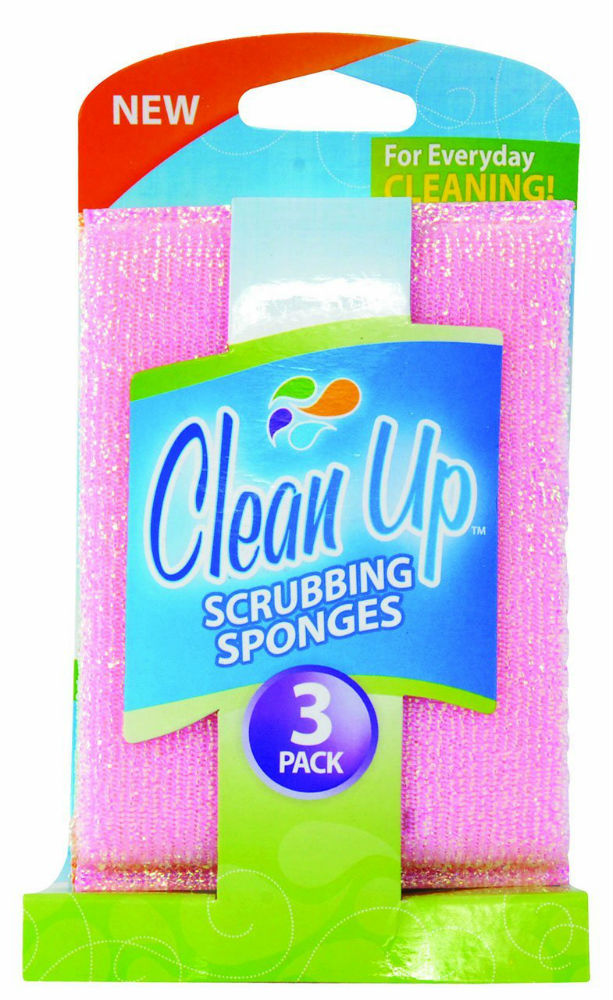 Clean Up™ 8820 Scrubbing Sponges, 2-Pack