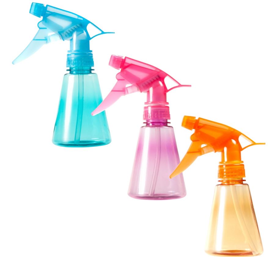 Just Because™ 9303 Adjustable Spray Bottle, Assorted Colors, 6 Oz