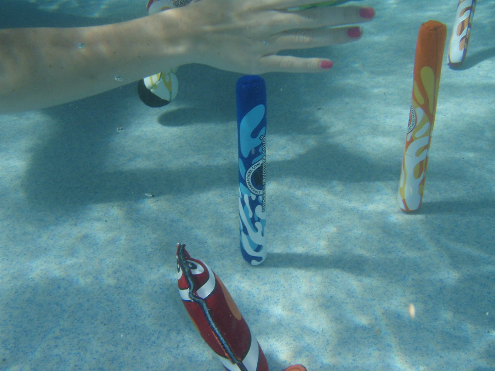 Stream Machine 82002-0 Underwater Dive Sticks, Assorted Colors, 4-Piece