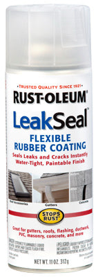 Rust-Oleum® Stops Rust® LeakSeal® Flexible Rubber Coating Spray, 12 Oz, Clear