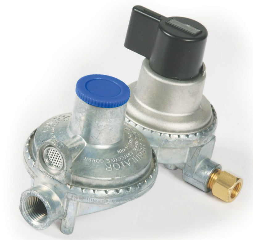Camco 59005 RV Double Stage Propane Auto Changeover Regulator