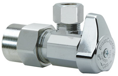 Brass Craft Angle CPVC Valve, 1/2" x 3/8"
