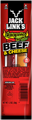 Jack Link's 01040 Jalapeno Sizzle Beef & Cheese Combo, 1.2 oz