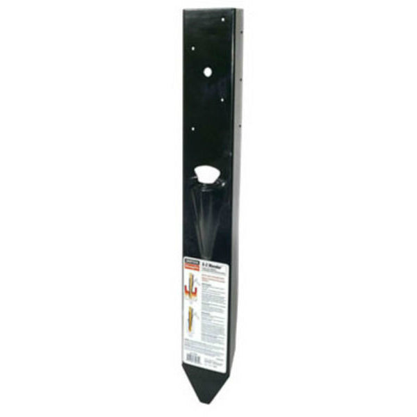 Simpson Strong-Tie FPBM44E E-Z Fence Post Mender, Black Powder Coat