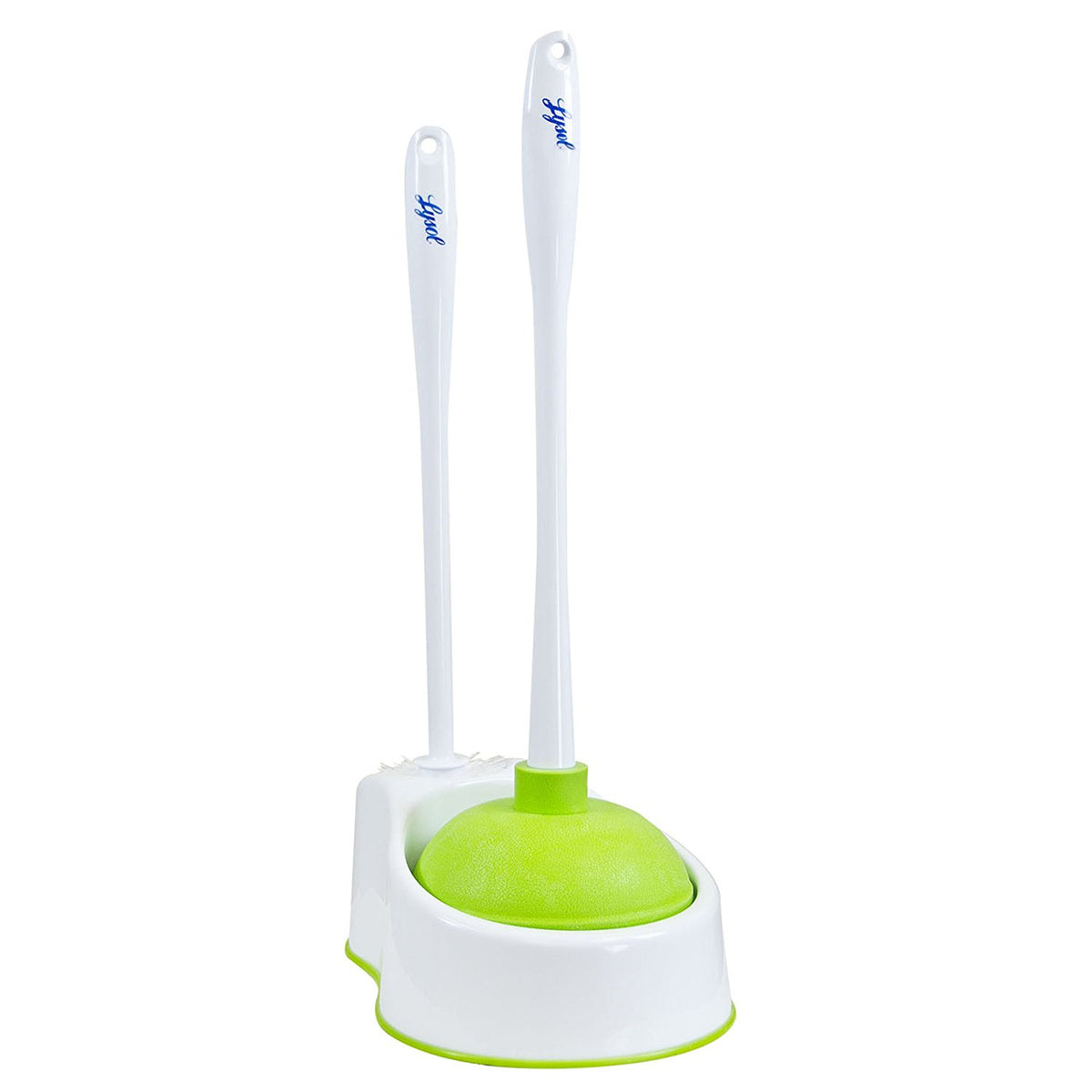 Lysol® 57365 Toilet Bowl Brush with Plunger & Caddy
