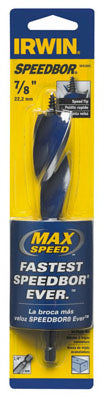 Irwin Tools 3041005 Speedbor® Max Speed Standard Length Drill Bit, 7/8" x 6"