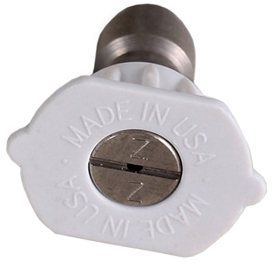 Mi-T-M AW-0018-0304 High Pressure Nozzle, 25-Degrees, 3.0 Orifice White