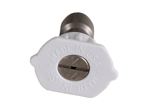 Mi-T-M AW-0018-0031 High Pressure Nozzle, 40-Degrees, 4.0 Orifice White