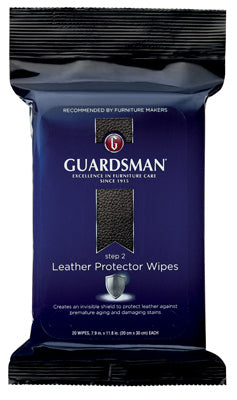 Guardsman® 470600 Protect & Preserve Wipes For Leather, 20-Count