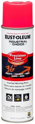 Rust-Oleum® Industrial Choice® Precision Line Marking Paint, 17 Oz, Fluorescent Pink