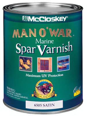 Man O' War 6505-05 McClosky's Satin Spar Varnish, 1 qt