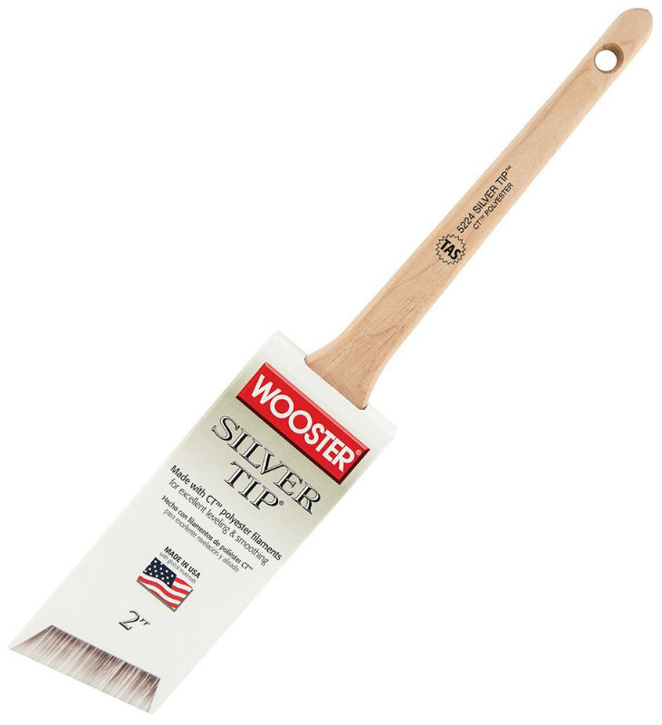 Wooster® 5224-2 Silver Tip® Thin Angle Sash Paint Brush, 2"