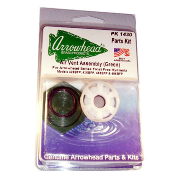 Arrowhead® PK1430 Green Capped Air Vent Complete Assembly