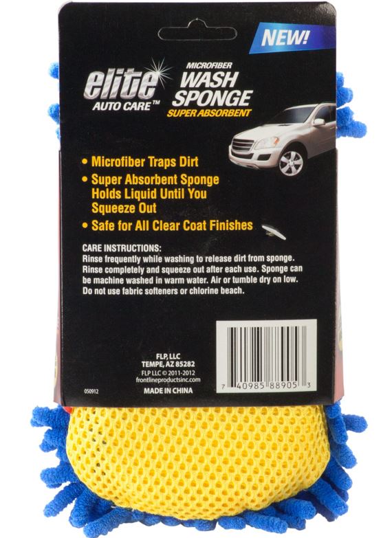 Elite Auto Care™ 8905 Microfiber Wash Sponge