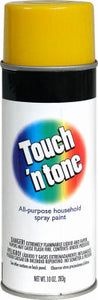 Touch N' Tone 55272830 Multi-Purpose Spray Paint, 10 oz Canary Yellow