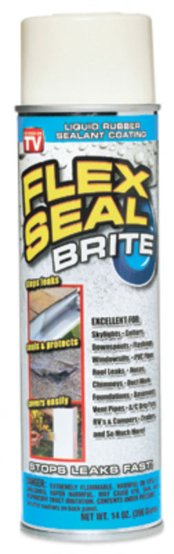 Flex Seal® FSB20 Liquid Rubber Sealant Coating, 14 Oz, Brite White