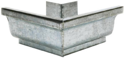 Amerimax 29202 Galvanized Steel Outside Mitre, 5"