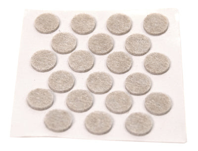 Magic Sliders 63118 Oatmeal Heavy Duty Self-Stick Felt Pads, 3/8", 84-Pack