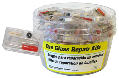 Hy-Ko KB223-BKT Eye Glass Repair Kit In Display Bucket, 50-Piece