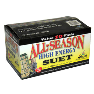 Heath™ DD4-10 All Season High Energy Suet Cake, 11.25 Oz, 10-Pack