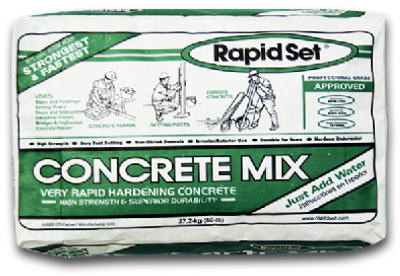 Rapid Set 30360 Concrete Mix, 60 Lbs