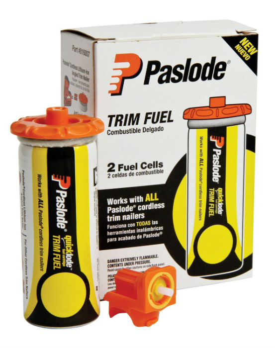 Paslode® 816007 Quickload Universal Trim Fuel Cell, 2-Pack, Short Yellow