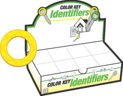 Hy-Ko KB131-200 Neon Key Identifiers Box, Medium, 200-Pack