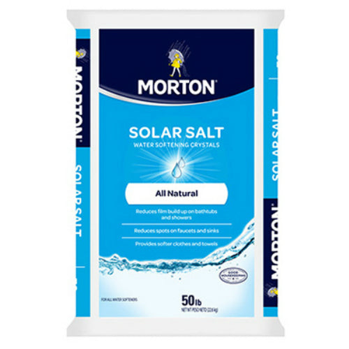 Morton Salt F149800000G High Purity Water Softening Salt, 50 Lbs