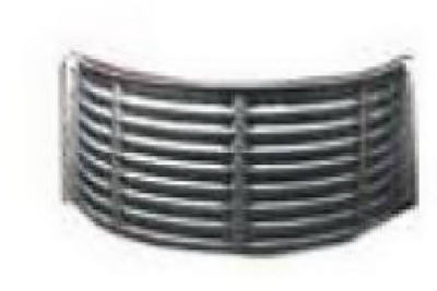 Construction Metals PFVW4LG Flow 4 Foundation Vent Mini Area Well, Gray