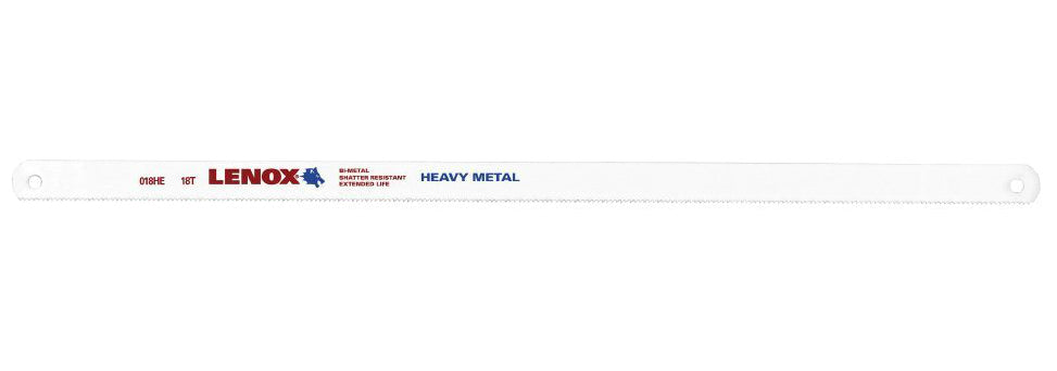 Lenox® 20144V218HE T2™ Bi-Metal Hacksaw Blade, 12", 18 TPI, 10-Pack