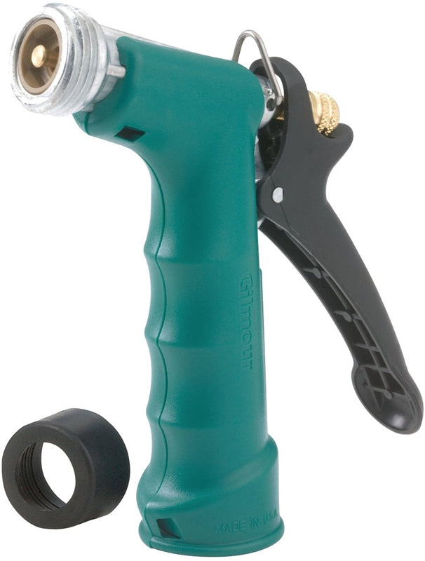 Gilmour 857102-1001 Insulated Grip Metal Threaded Front Hose End Nozzle