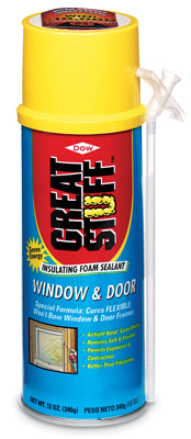 Great Stuff 175437 Window & Door Foam Sealant, 12Oz