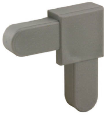 Slide-Co PL-14335 Mobile Home Screen Frame Corner, 1/4", Gray, 20-Pack