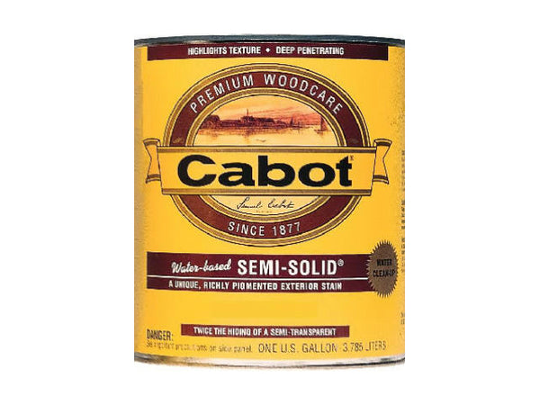 Cabot® 1107-07 Semi-Solid Acrylic Siding Stain, Deep Base, 1 Gallon