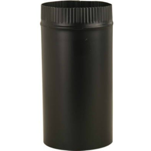 Imperial BM0220 Black Stove Pipe, 24 gauge, 6" x 48"