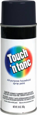 Touch N' Tone 55289830 Spray Paint 10 Oz, Semi-Gloss Black