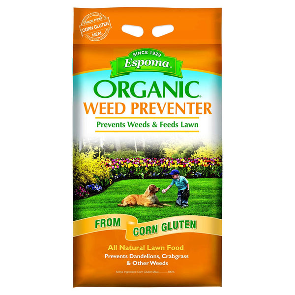 Espoma CGP25 Organic Weed Preventer & Lawn Food, 9-0-0, 25 Lbs