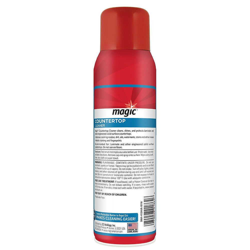 Magic American® 3064 Countertop Cleaner Plus Protector, Aerosol, 17 Oz