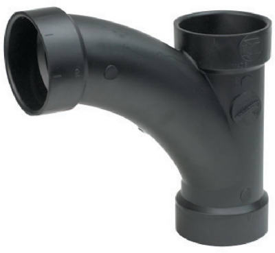 Mueller 02857H ABS/DWV Long Turn Tee Wye, 3" x 3" x 2"
