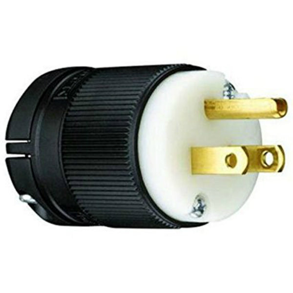 Legrand PS515PCLBCCV4 Straight Blade Plug, Black, 15A, 125V