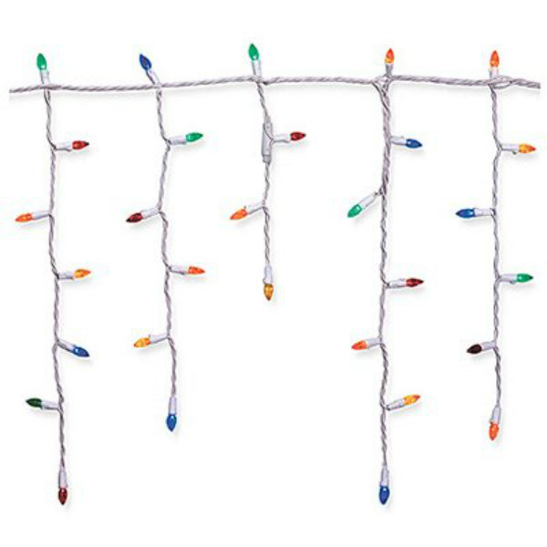 Holiday Wonderland® 47692-88 Christmas C3 LED Icicle 105-Light Set, Multi Color