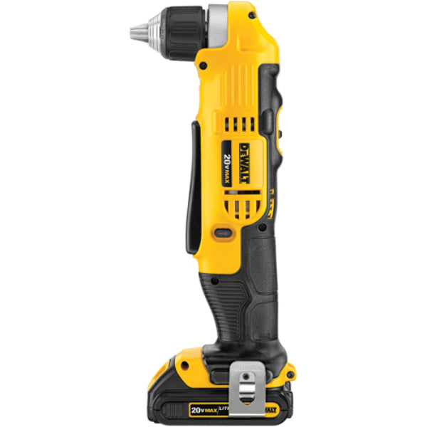 DeWalt DCD740C1 Cordless Lithium-Ion Right Angle Drill/Driver Kit, 20V