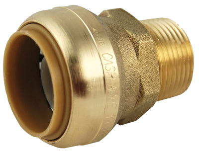 SharkBite® U118LFA Lead Free Reducing Connector, 3/8" (1/2" OD) x 1/2" MNPT