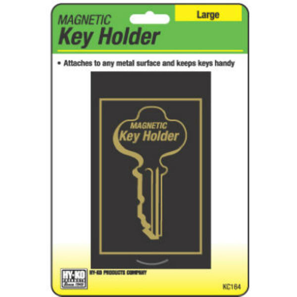 Hy-Ko KC164 Secret Hide-A-Key Magnetic Key Holder, Black, Large