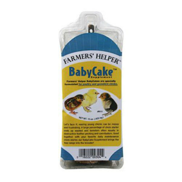 Farmers’ Helper 08304 BabyCake Supplement for Baby Chicks, 15 Oz