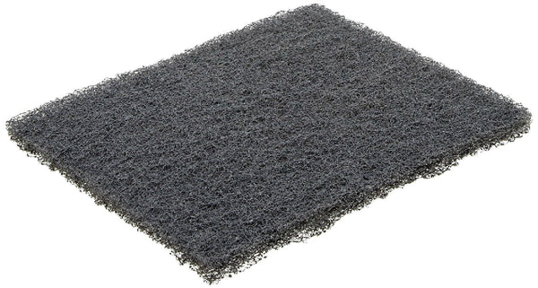 Norton® 07660701727 Synthetic Steel Wool Pads, 000 Extra Fine Grit, Gray, 2-Pack